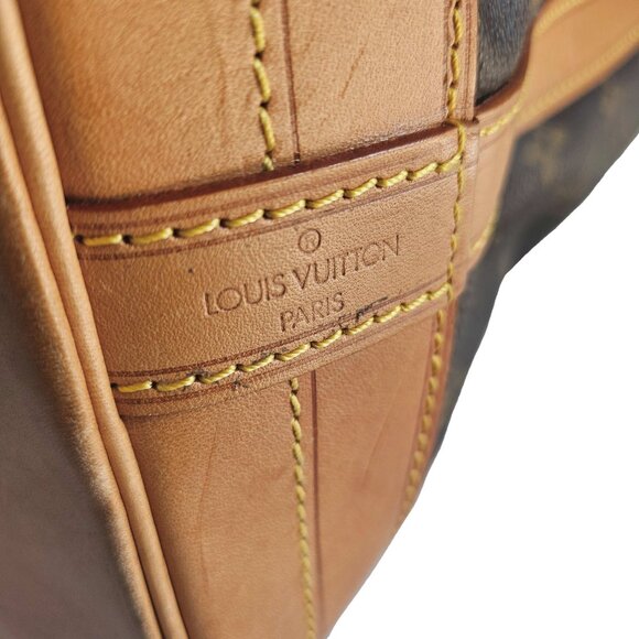 LOUIS VUITTON BROWN MONOGRAM NOE DRAWSTRING BUCKET BAG - Picture 10 of 16